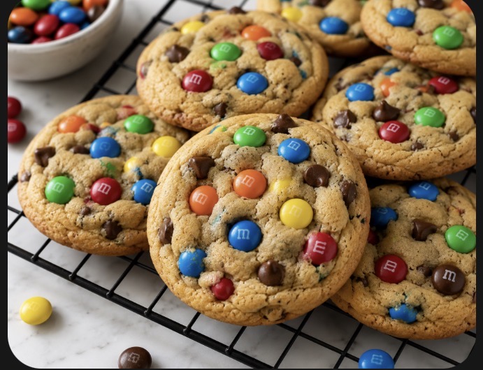 M&m cookie